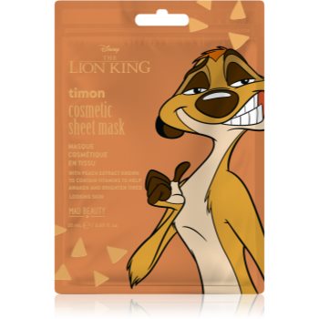 Mad Beauty Lion King Timon masca pentru celule pentru hidratare intensa - imagine 2